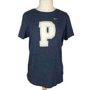 Nike Pitt Panthers Tshirt Womens XL Blue Slim Fit NCAA Fanwear Gameday